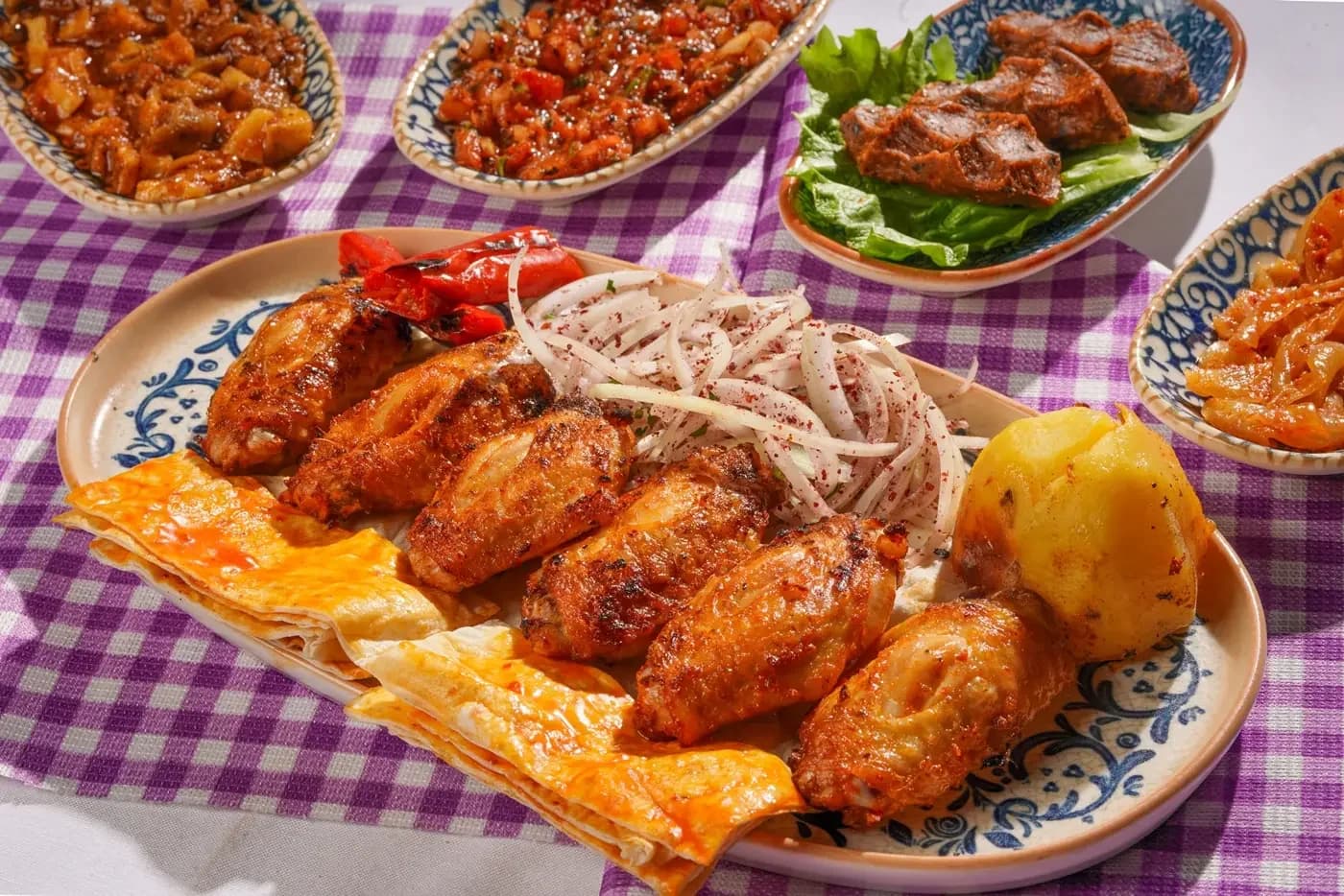 Куриные крылышки на гриле — KMU Mehmet Usta Aksaray